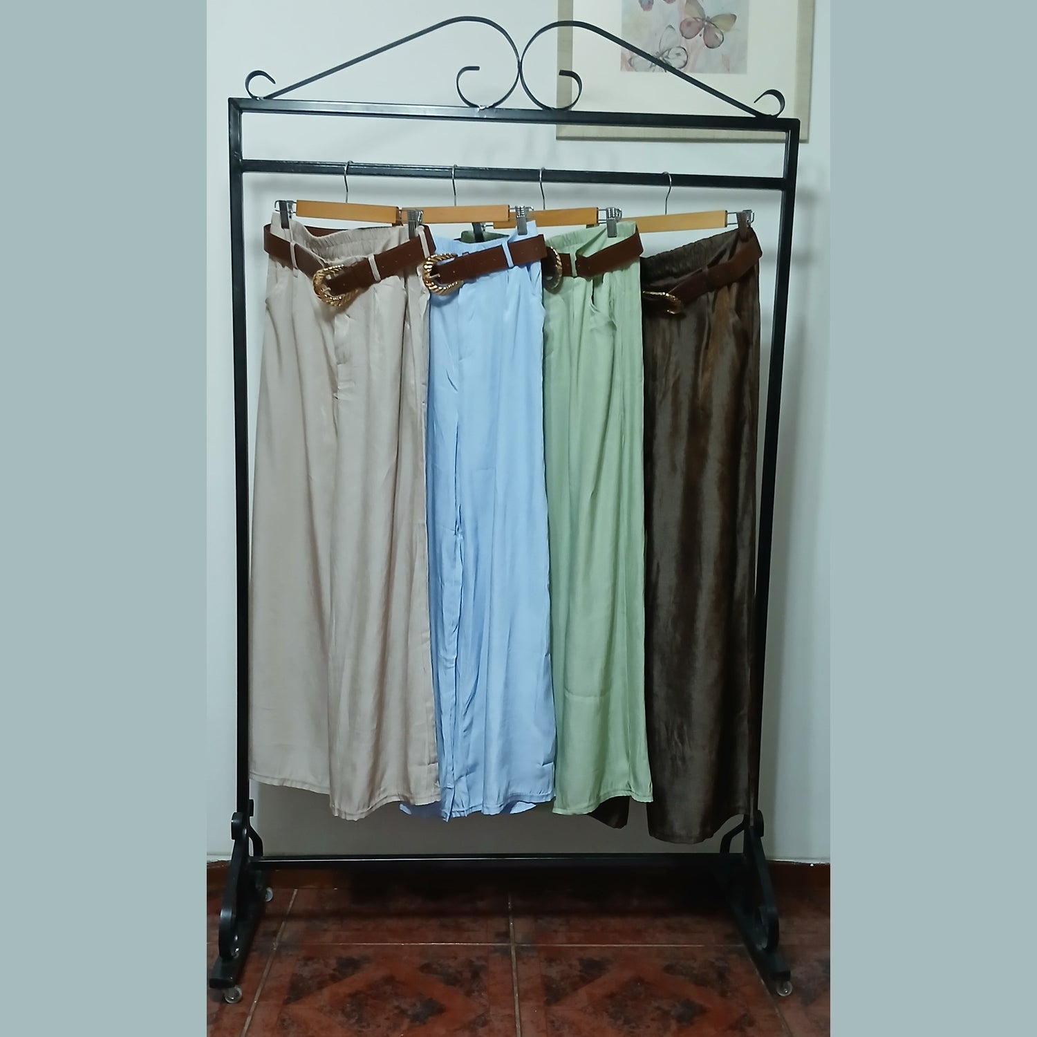 Pantalón Tela Viscosa  semisatinada